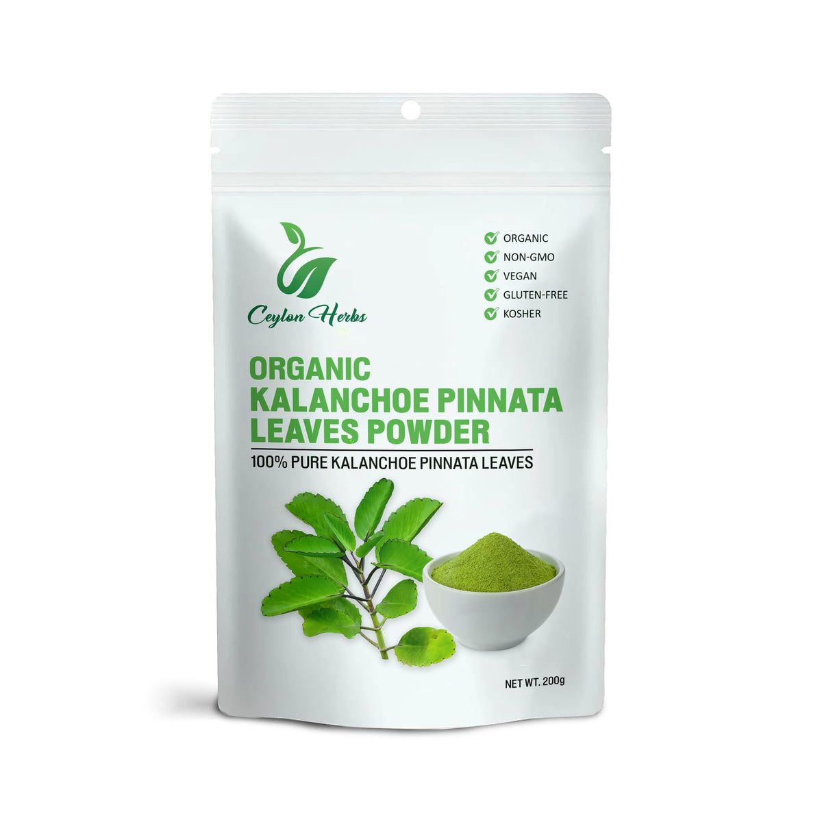 Generic Kalanchoe Pinnata Leaves Powder 200g front view