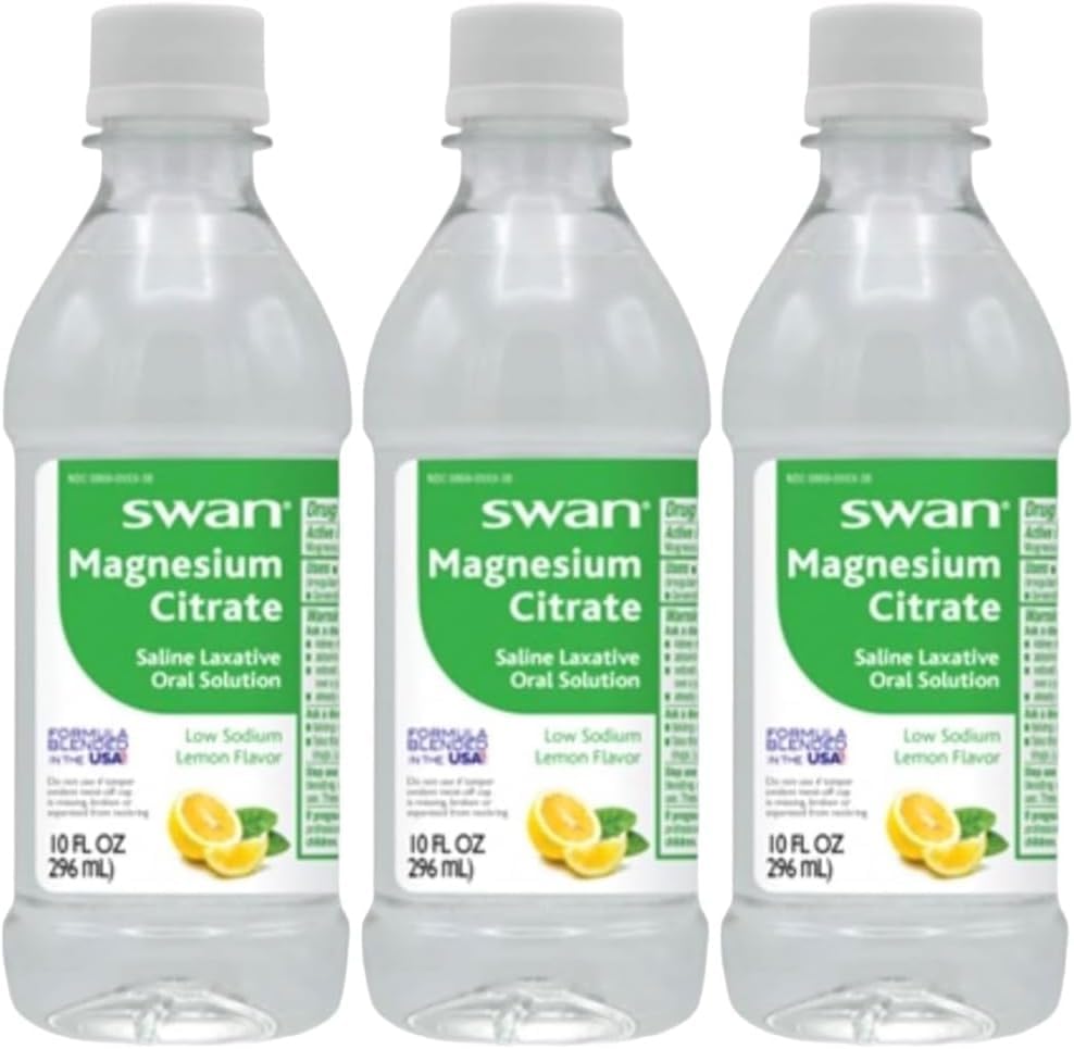 Generic Lemon Magnesium Citrate Oral Solution 3 pack front view