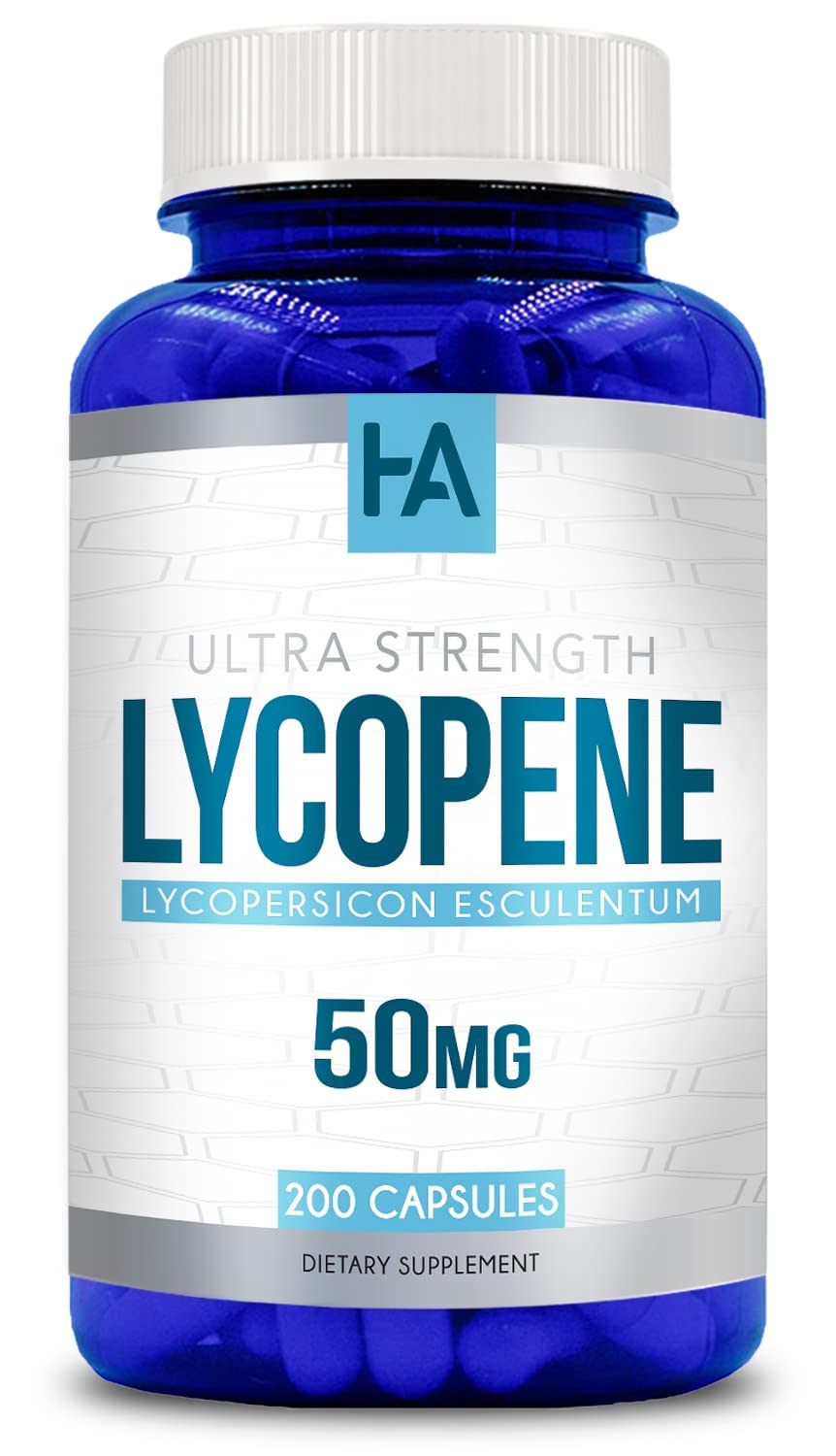Generic Lycopene Supplement 132g front view with capsule bottle