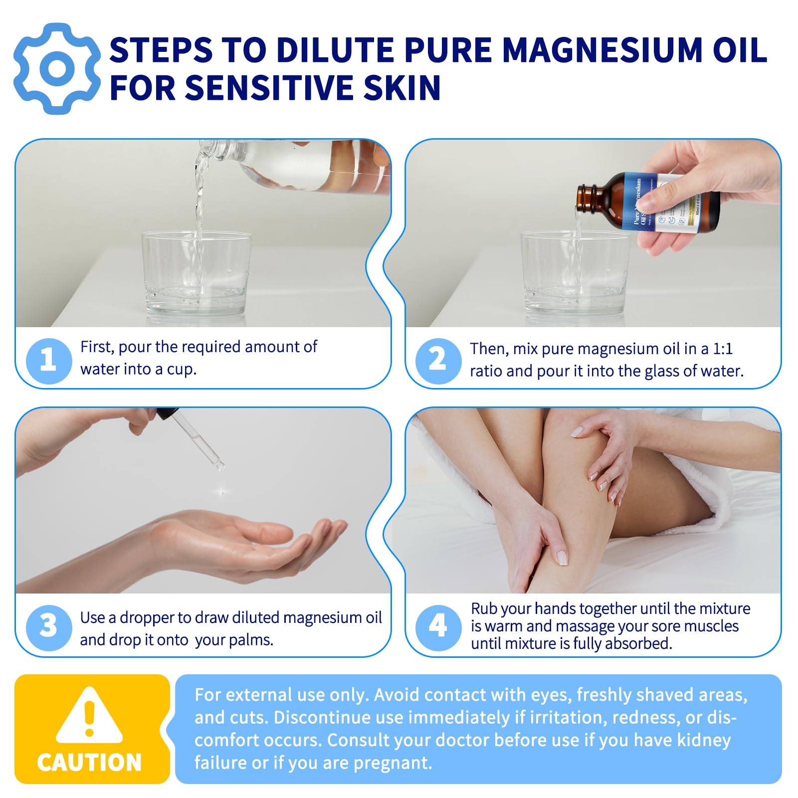 Generic Magnesium Oil Spray 2 Fl Oz lifestyle scene