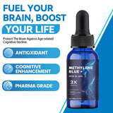 Generic Methylene Blue Supplement glass bottle with dropper