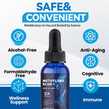 Generic Methylene Blue Supplement packaging side view