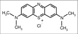 Generic Methylene Blue USP Grade glass dropper close-up