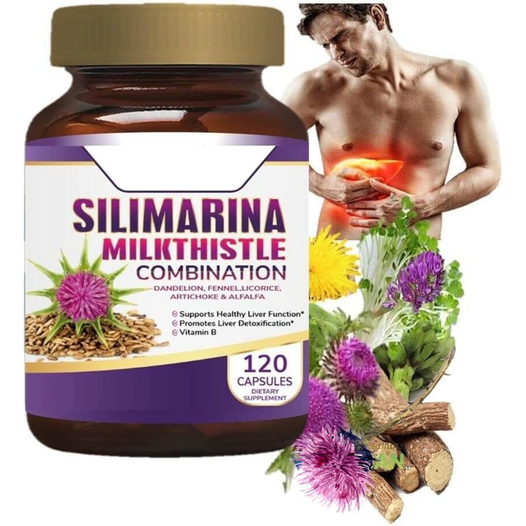 Generic Milk Thistle Supplement bottle front view