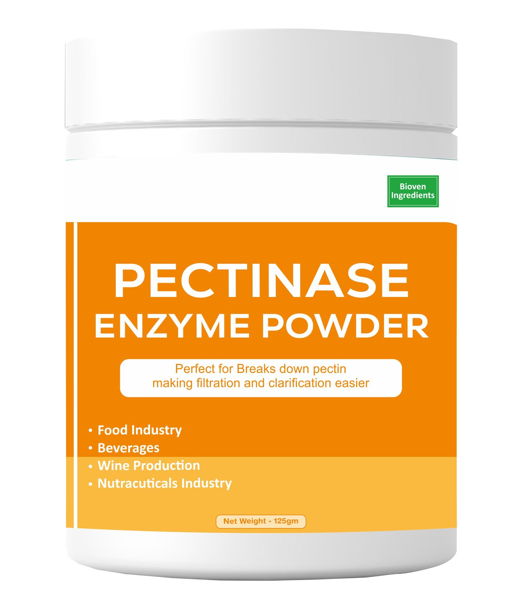 Generic Multi-Enzymes Pectinase Enzyme 125g front view