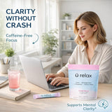 Generic Natural Calm Powder Drink Mix ingredients close-up