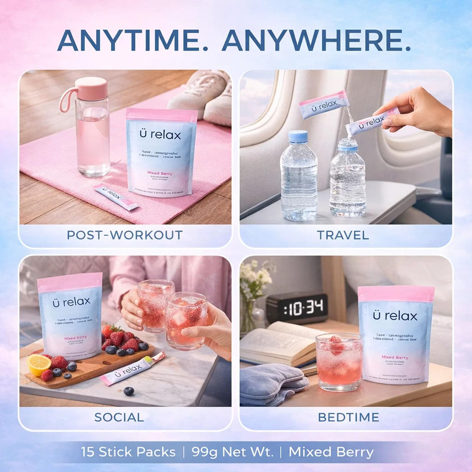 Generic Natural Calm Powder Drink Mix preparation process