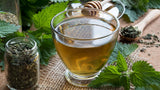 Generic Natural Nettle Seeds 250g on a wooden table