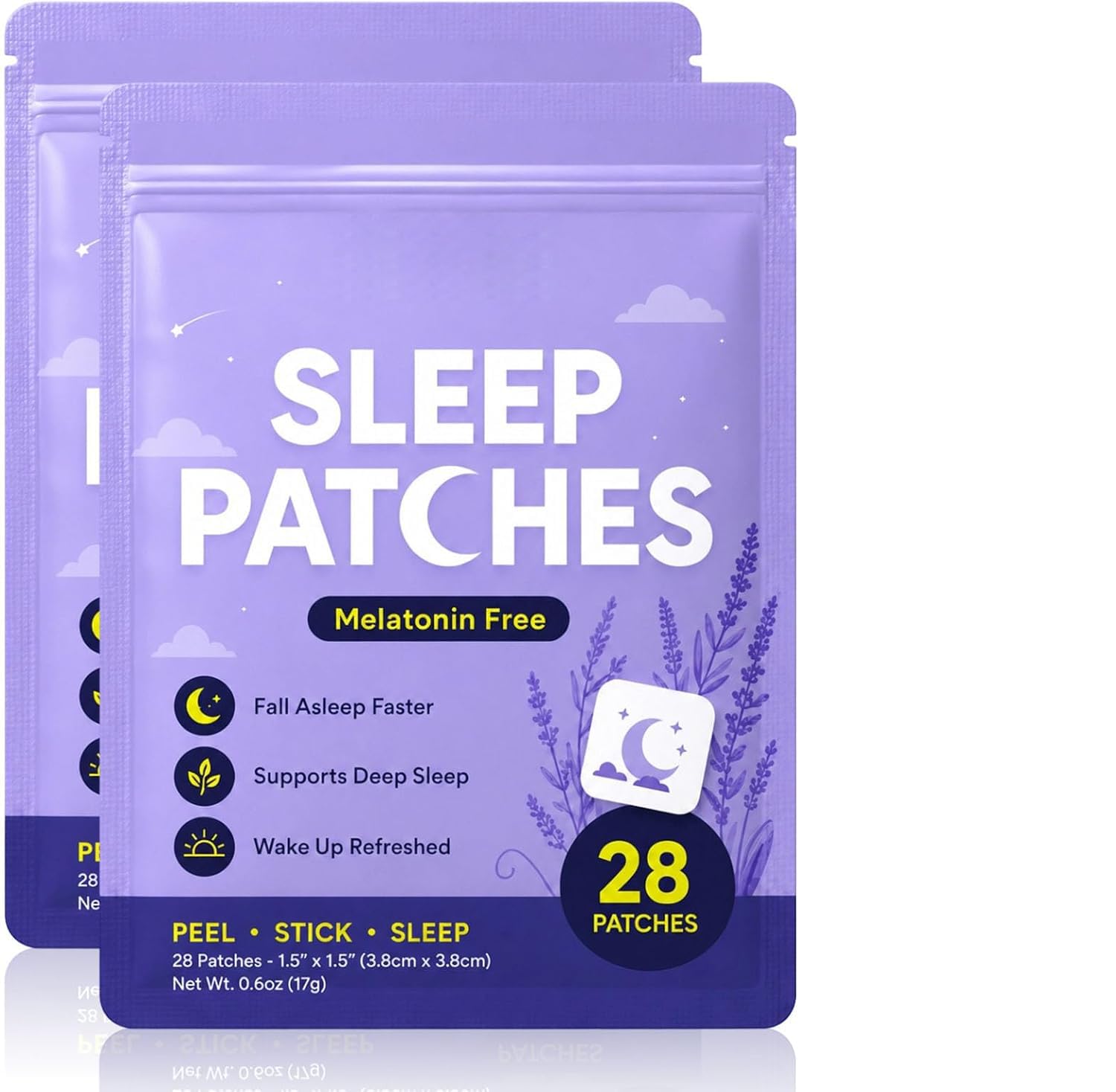 Generic Sleep Patches beige model front view
