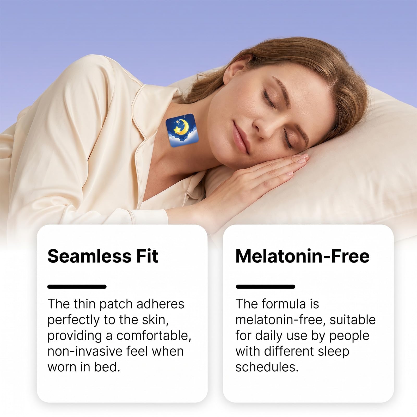 Generic Sleep Patches showing packaging details