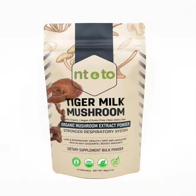 Generic Tiger Milk Mushroom Supplement 68g lifestyle scene