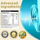 Generic Tinnitus Relief Supplement displayed with herbs
