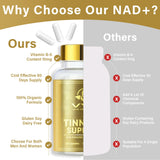 Generic Tinnitus Relief Supplement packaging with natural elements