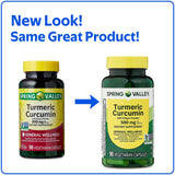 Generic Turmeric Curcumin with Ginger 90 Capsules back view