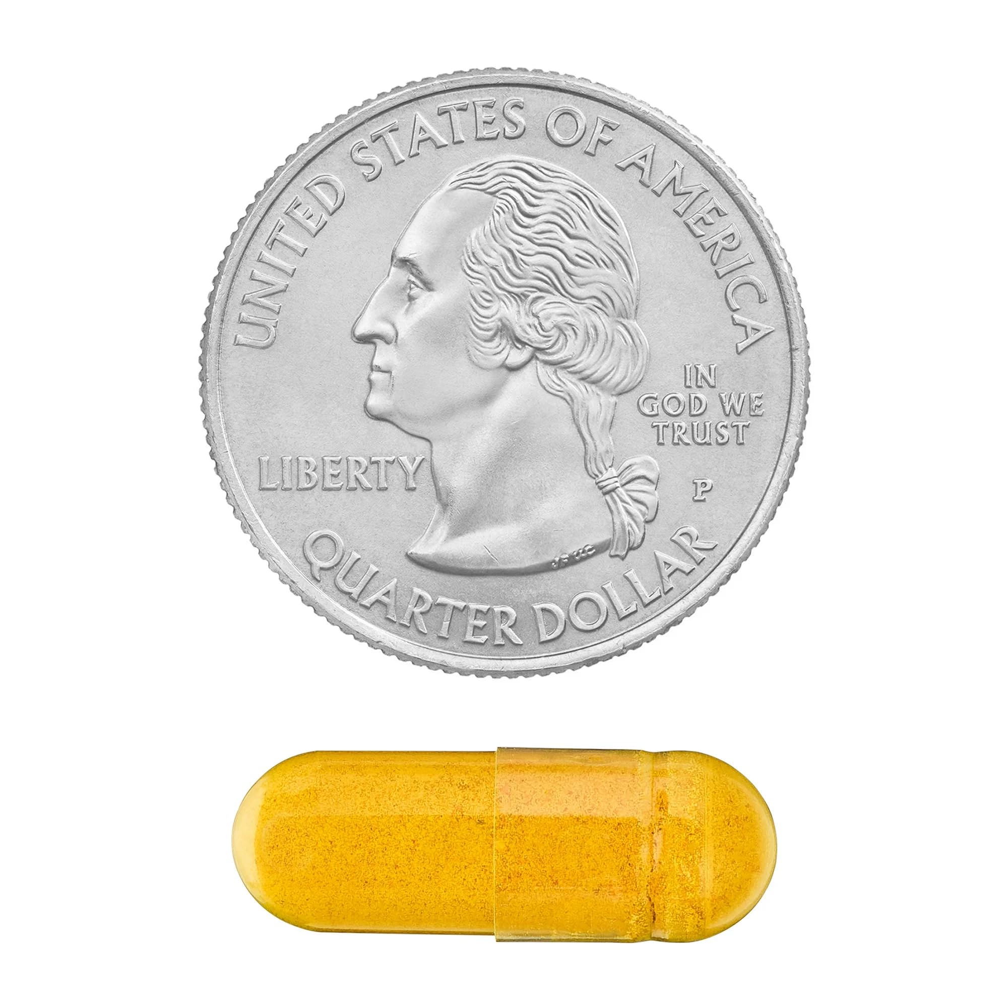 Generic Turmeric Curcumin with Ginger capsules on a wooden table