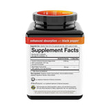 Generic Turmeric Supplement side view showing capsule details