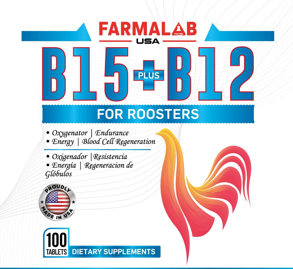 Generic Vitamin B12 & B15 Supplement with other vitamins