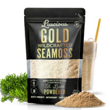 Generic Wildcrafted Gold Sea Moss Powder 3 oz pouch front view