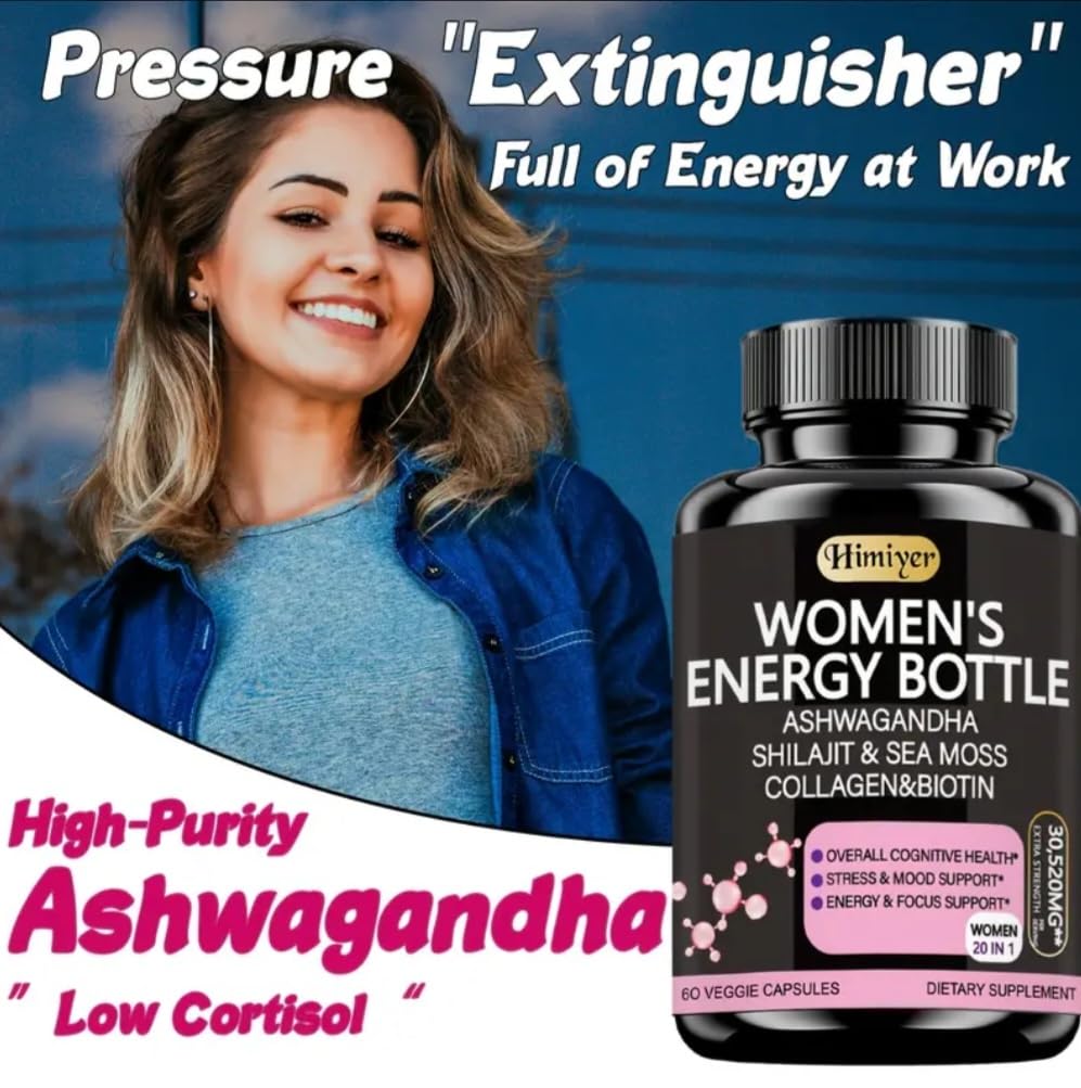Generic Women's Energy Supplement capsules close-up