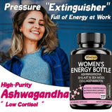 Generic Women's Energy Supplement capsules close-up