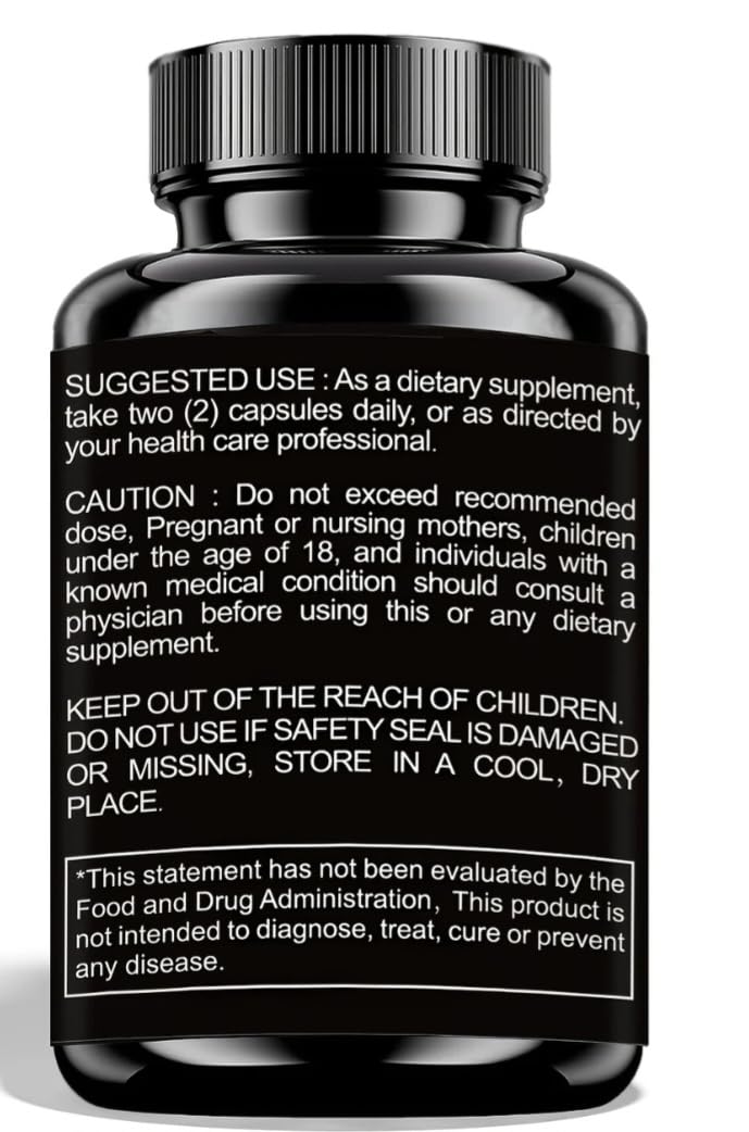 Generic Women's Energy Supplement packaging details