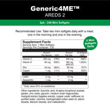Generic4ME AREDS 2 Lutein Supplement with a measuring spoon