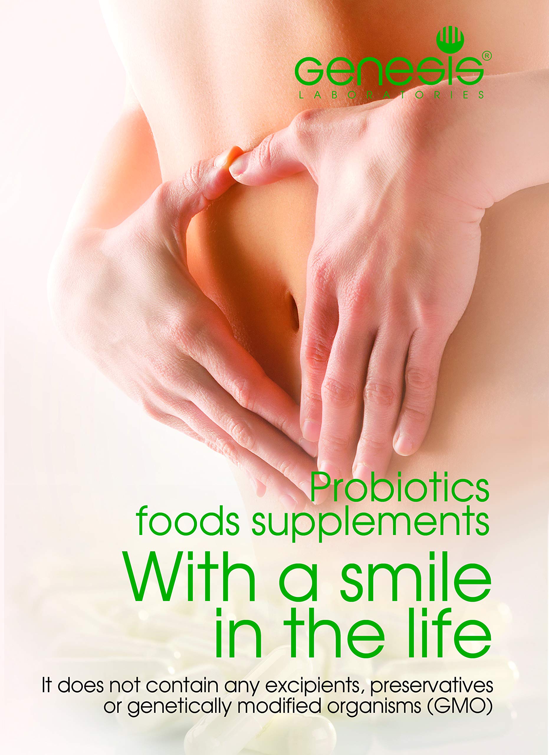 Genesis LABORATORIES Probiotic Acidophilus Capsules 250mg nutritional information