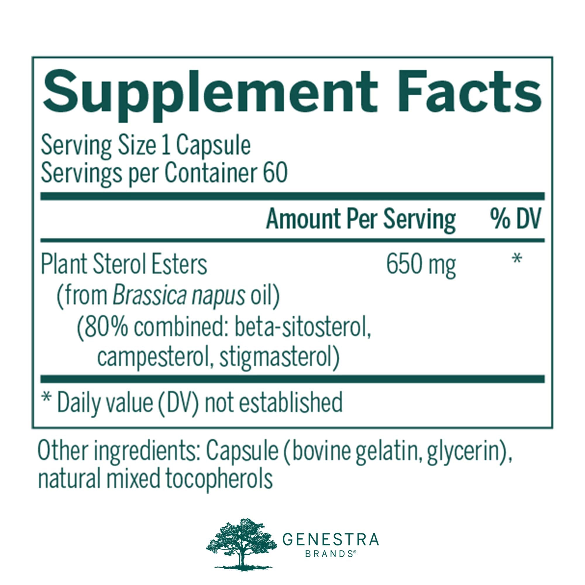 Genestra Brands Blended Vitamin & Mineral Supplement 60 Capsules side view