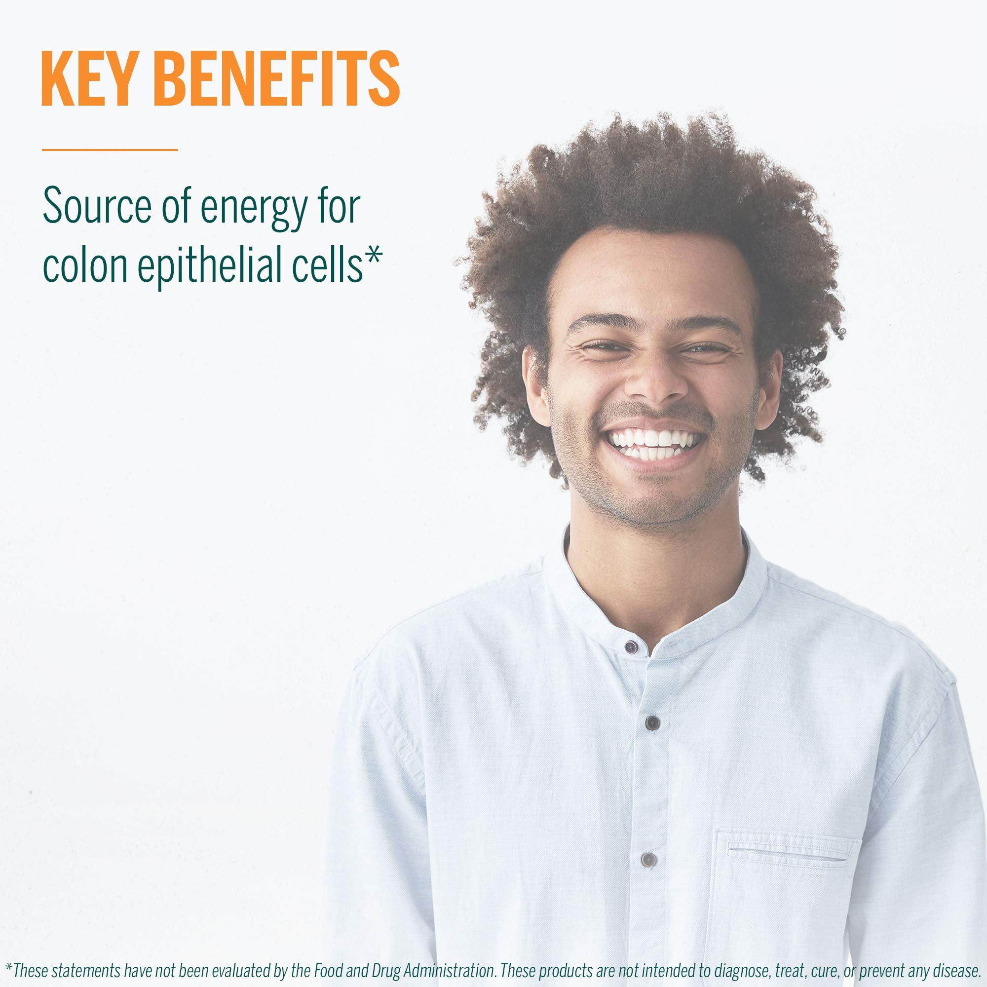 Genestra Brands Calcium Butyrate Capsules 630mg capsules on a table