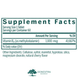 Genestra Brands Vitamin B6 32g ingredients list on back