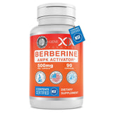 Genex Formulas Berberine 500mg capsules front view