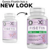 Genex Formulas Fisetin 100mg Capsules side view