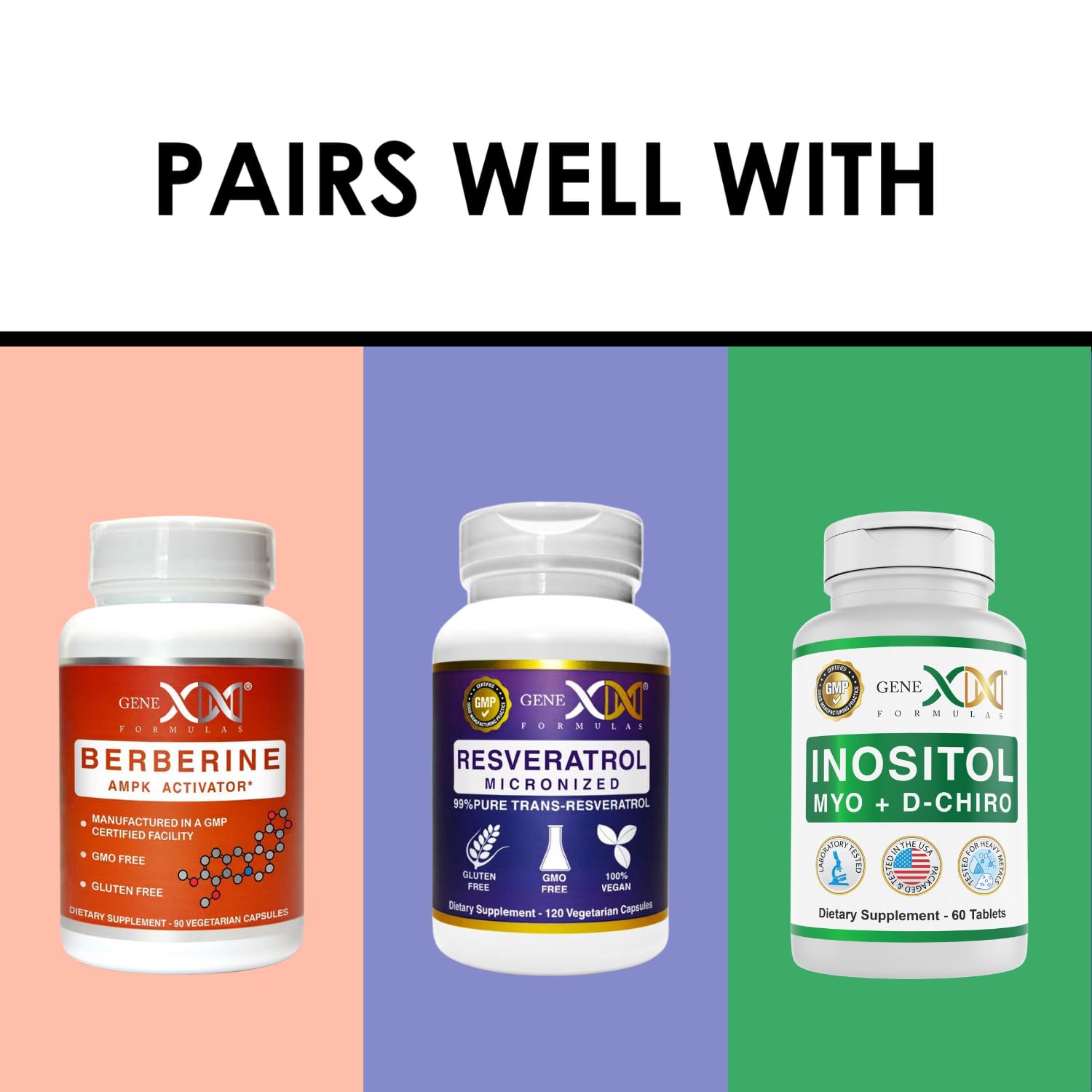 Genex Formulas N-Acetyl Cysteine 500mg capsules in a hand