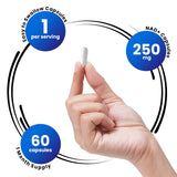 Genex Formulas NAD+ Capsules 250mg capsules close-up