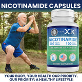 Genex Formulas Niacinamide Vitamin B3 Supplement lifestyle scene