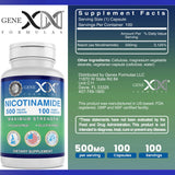 Genex Formulas Niacinamide Vitamin B3 Supplement packaging