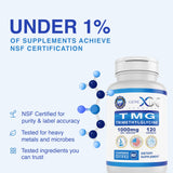 Genex Formulas Trimethylglycine Supplement label close-up