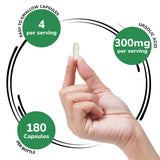 Genex Formulas Ursolic Acid Capsules 300mg back label