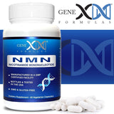 Genex Formulas Vitamin B3 (Niacin) 250mg capsules with a glass of water