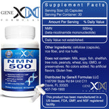 Genex Formulas Vitamin B3 Niacin Supplement 500mg bottle with label