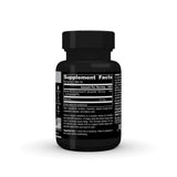 Genexis Melatonin 2.5 mg Melt Tabs with Vitamin B-6 on a bedside table