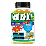Geniuskidz Omega 3 Gummies front view packaging