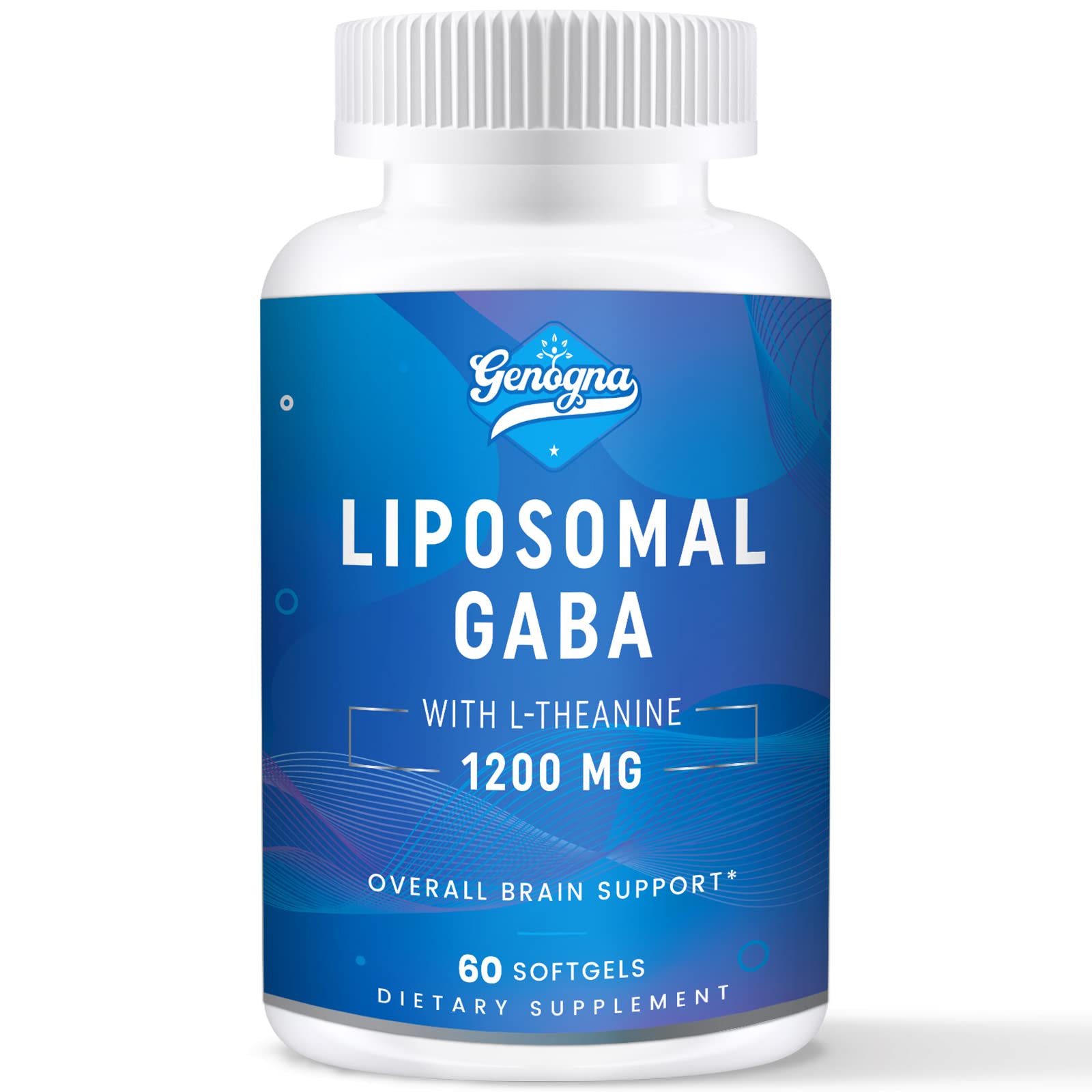 Genogna GABA Capsules front view with packaging