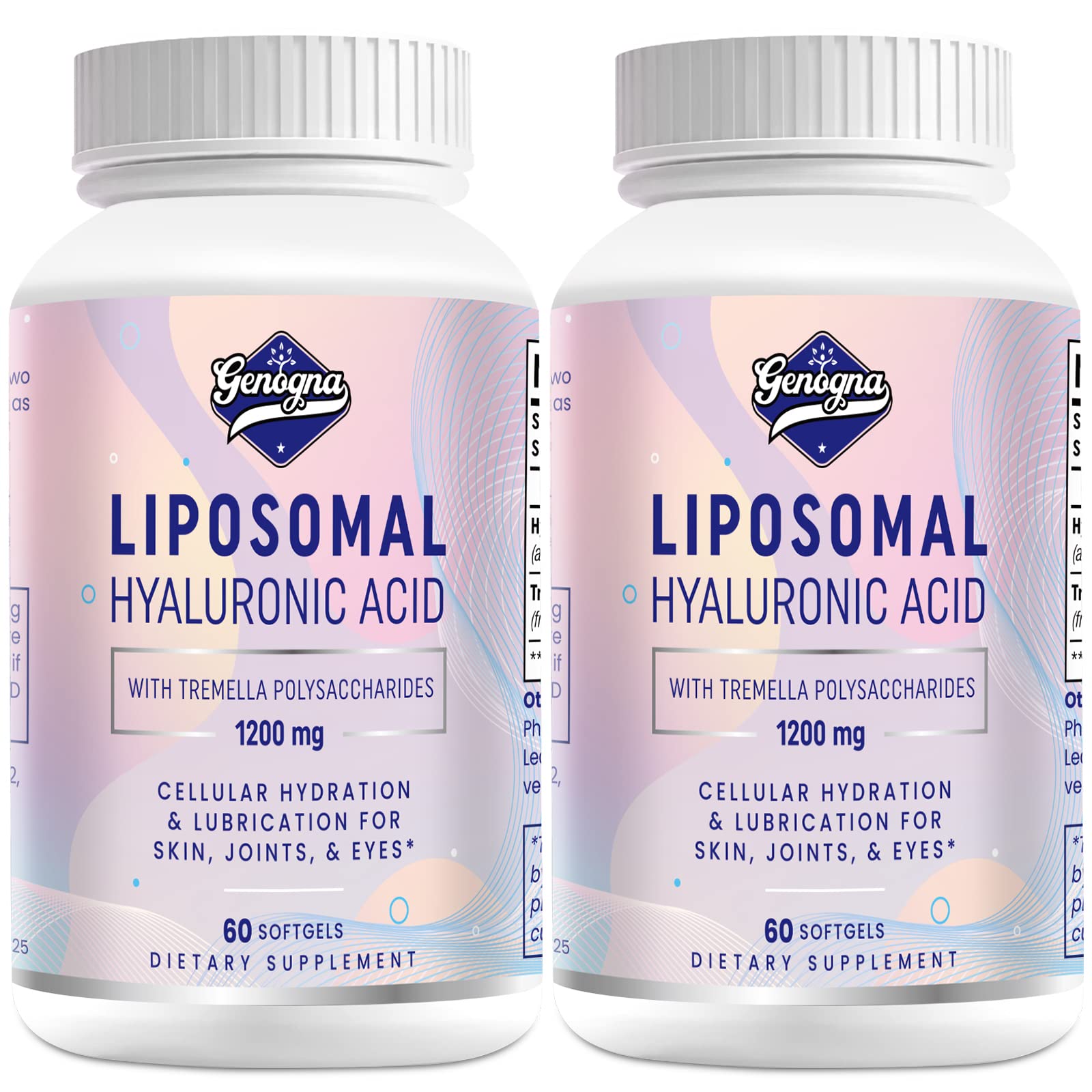 Genogna Hyaluronic Acid Capsules 1000mg front view
