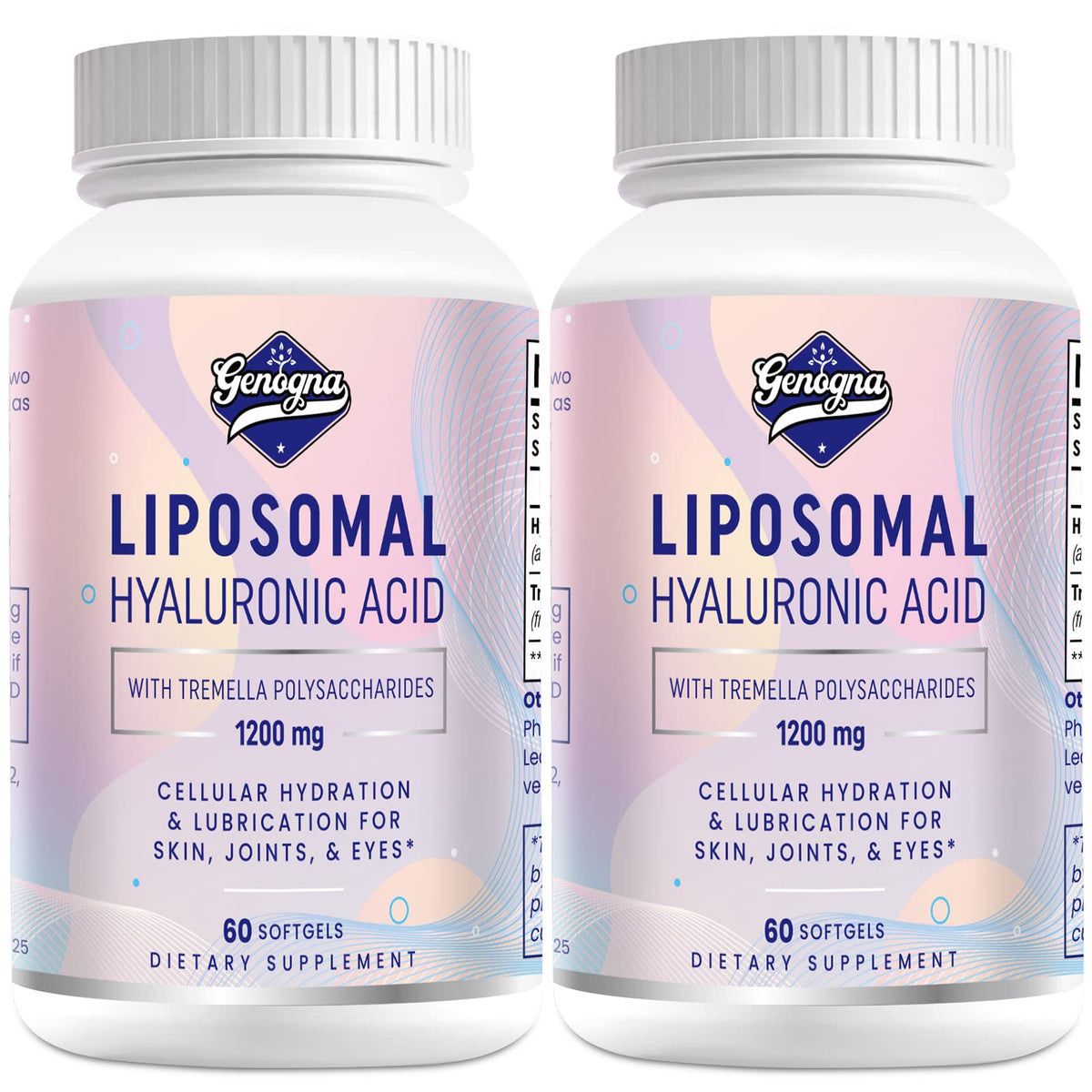 Genogna Hyaluronic Acid Capsules 1000mg front view