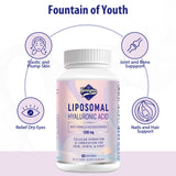 Genogna Hyaluronic Acid Capsules 1000mg on a wooden table