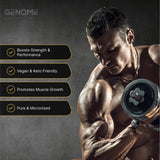 GENOME ESSENTIALS Creatine Platinum 100% Monohydrate scoop
