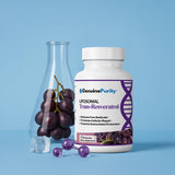 GenuinePurity Liposomal Trans-Resveratrol capsules in a hand