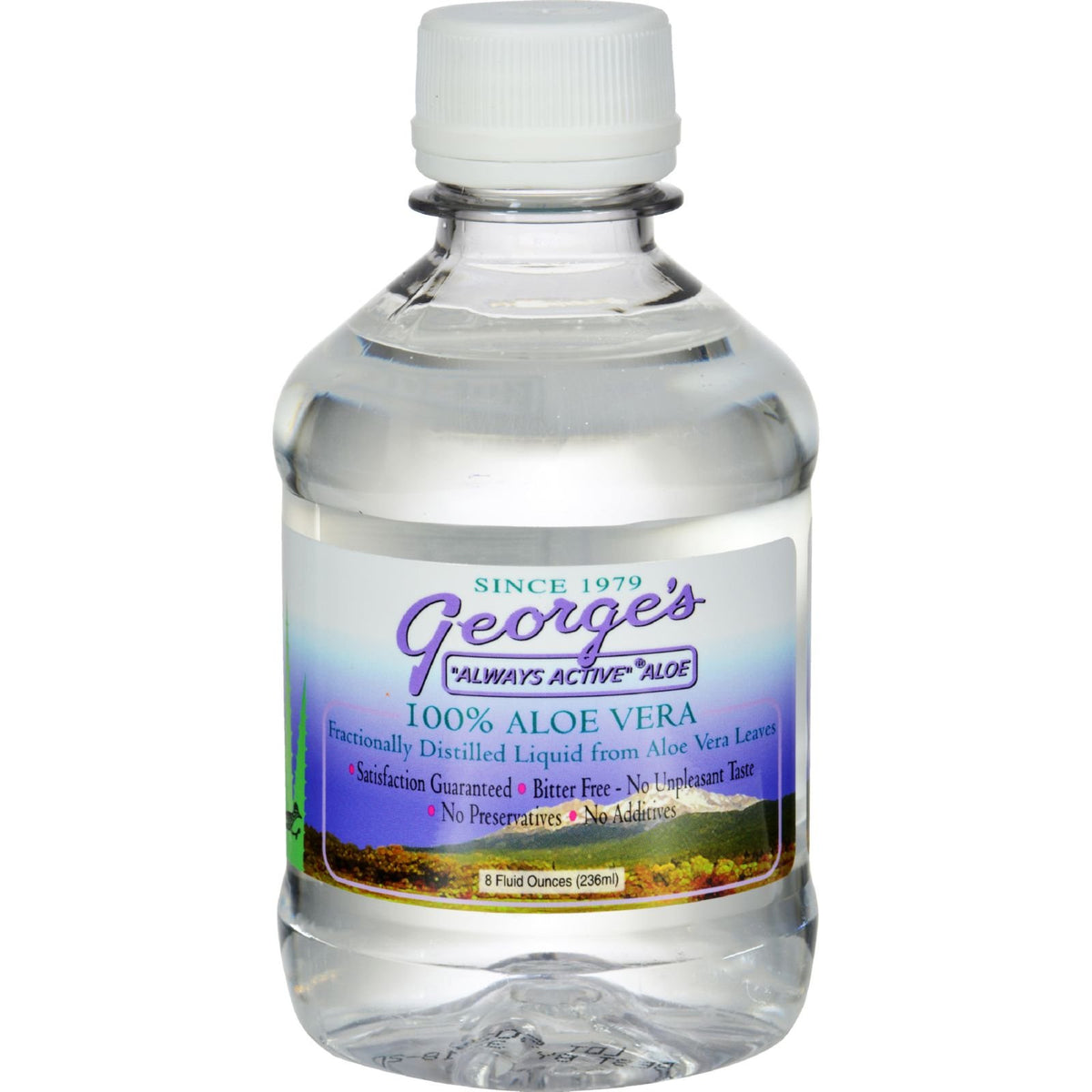 George s Aloe Vera Fractionally Distilled Liquid 281g front view
