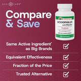 GeriCare Acidophilus with Pectin 100 Tablets close-up of tablets